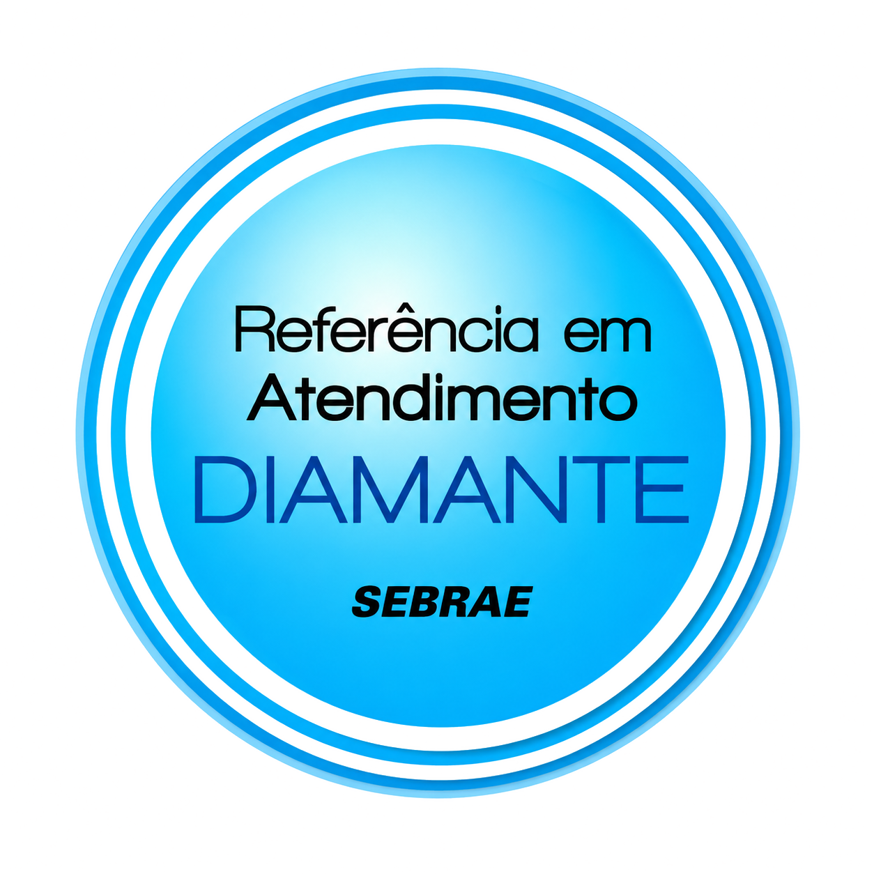Selo SEBRAE Referência em Atendimento Diamante 2026